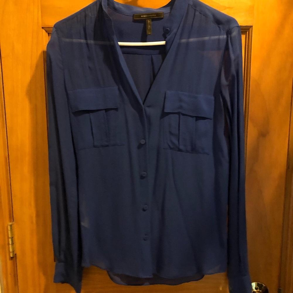 BCBGMAXAZRIA long sleeve blouse
